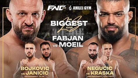Here is the full fight card for the Ahilej FNC 23 Powered by Meridianbet spectacle in Belgrade: