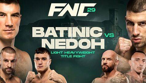 Here is the full fight card for FNC 29 in Ljubljana.