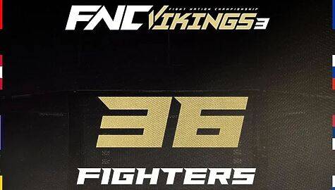 FNC Vikings spectacle: 36 fighters from 20 countries set to compete across six weight divisions!