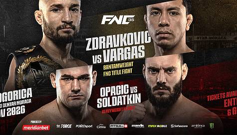 FNC returns to Podgorica: Zdravković defends his title, Opačić and Soldatkin clash in K-1 showdown!