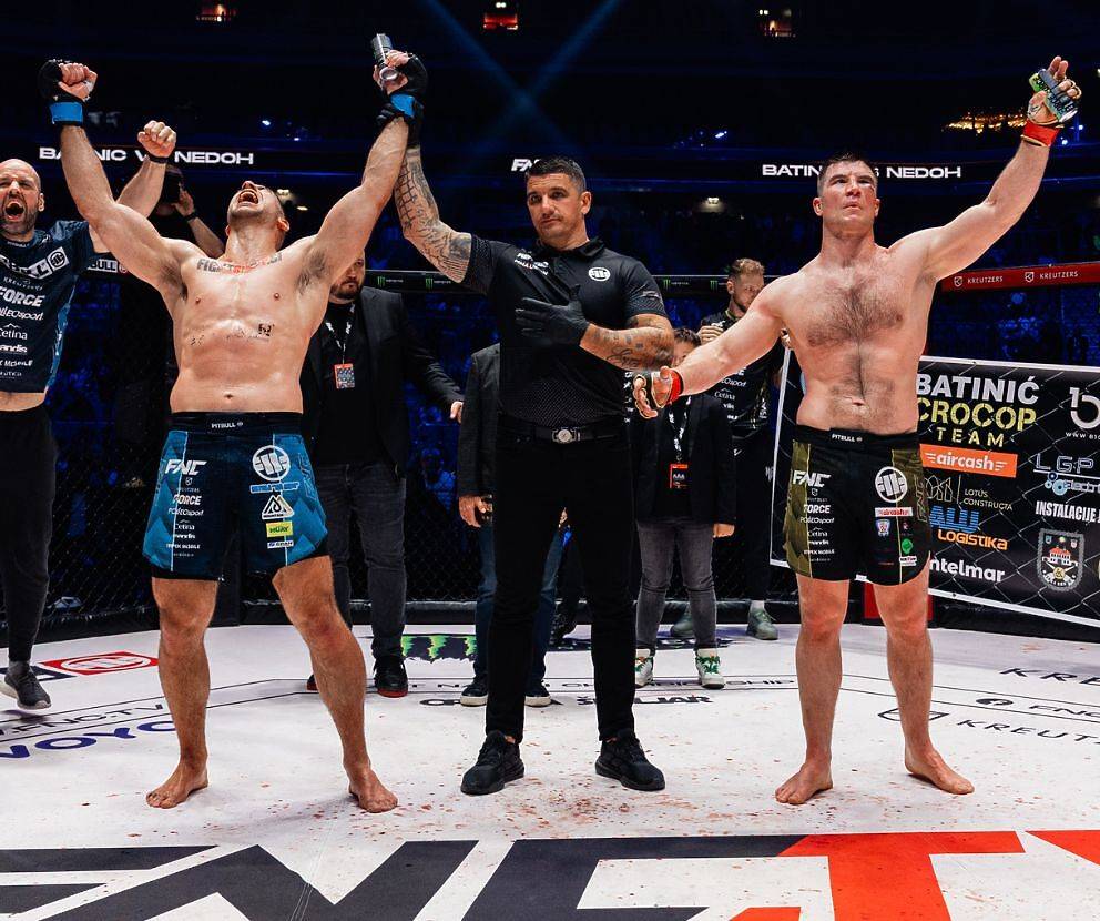 Nedoh took the belt from Batinić, and Kexel from Sičaja